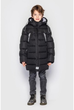 Cvetkov черная зимняя куртка для мальчика Элиас